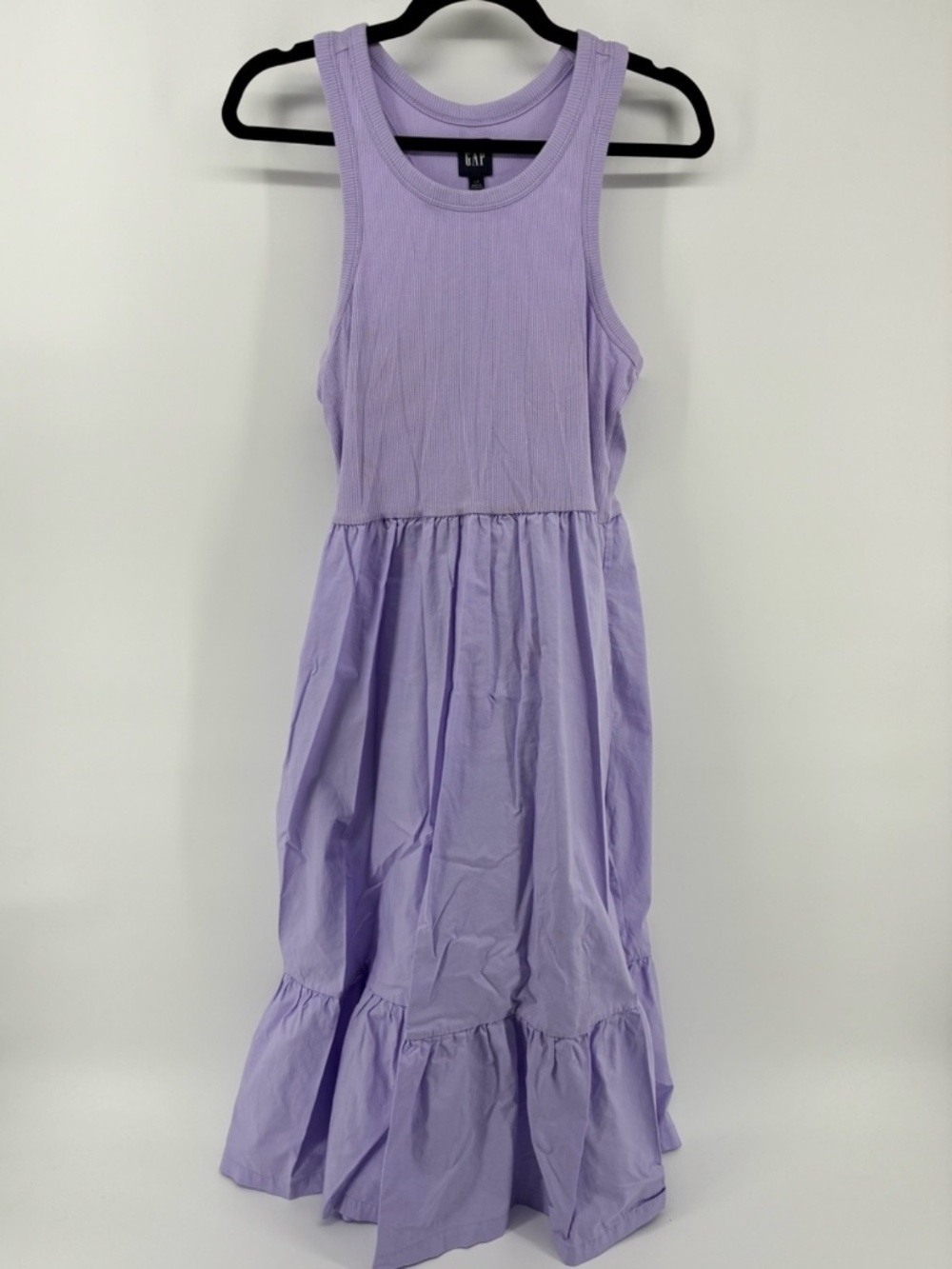 MASSIVE $10 SALE GAP Lavender Ribbed Tank Tiered Maxi Dress